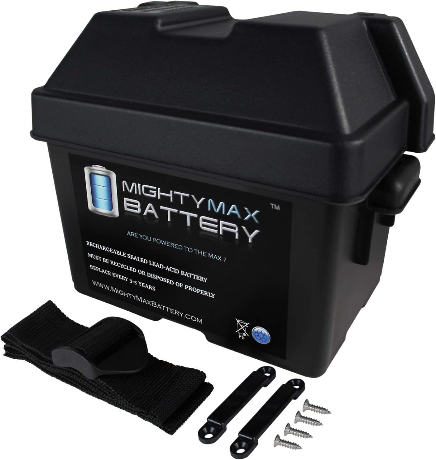 Group U1 Battery Box for Marine, Scooter, Solar Deep Cycle