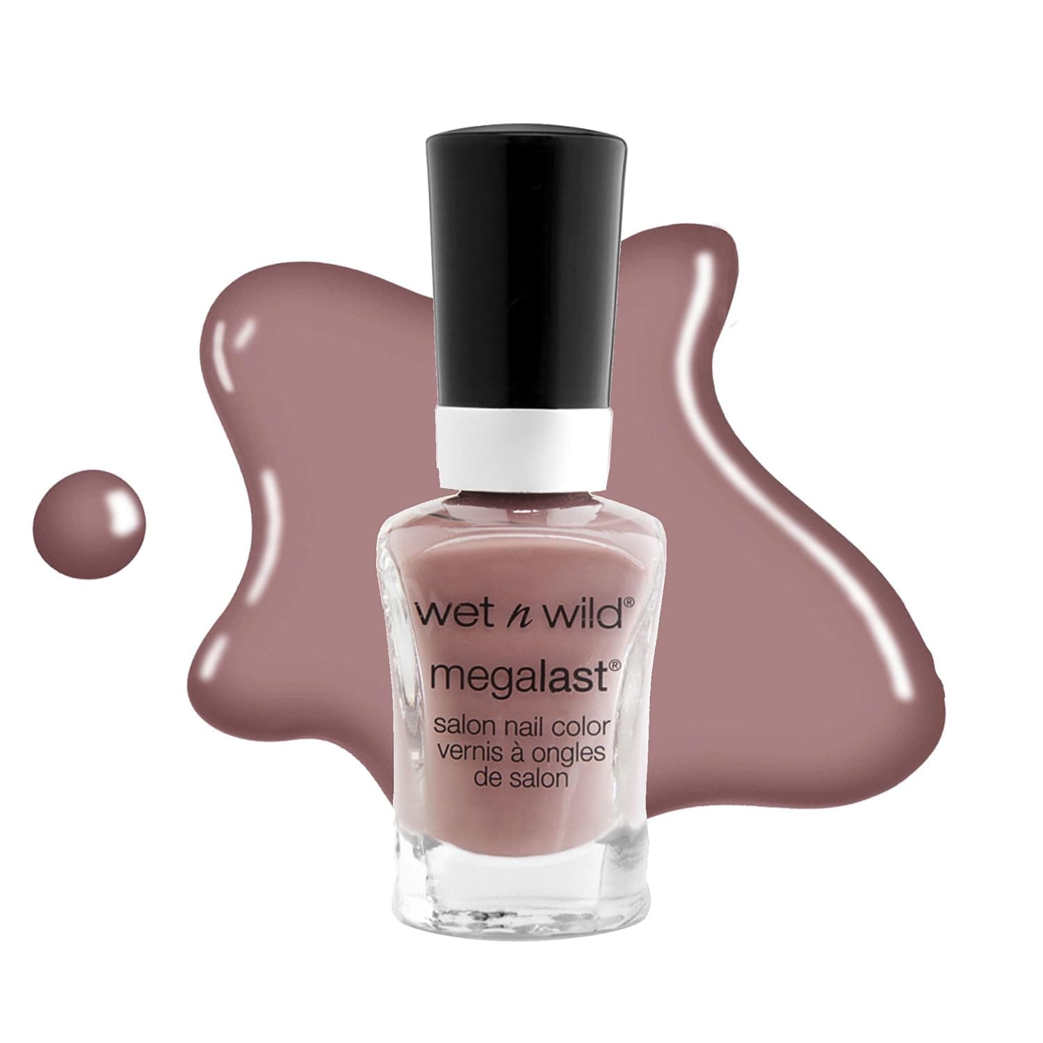 wet n wild Megalast Nail Color, Wet Cement, 0.45 Fluid Ounce