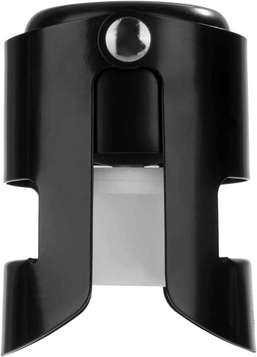 OWO Champagne Stopper with Stainless Steel, Professional Bottle Sealer for Champagne, Cava, Prosecco & Sparkling Wine, Champagne Saver Plug, Compact Champagne Bottle Plug