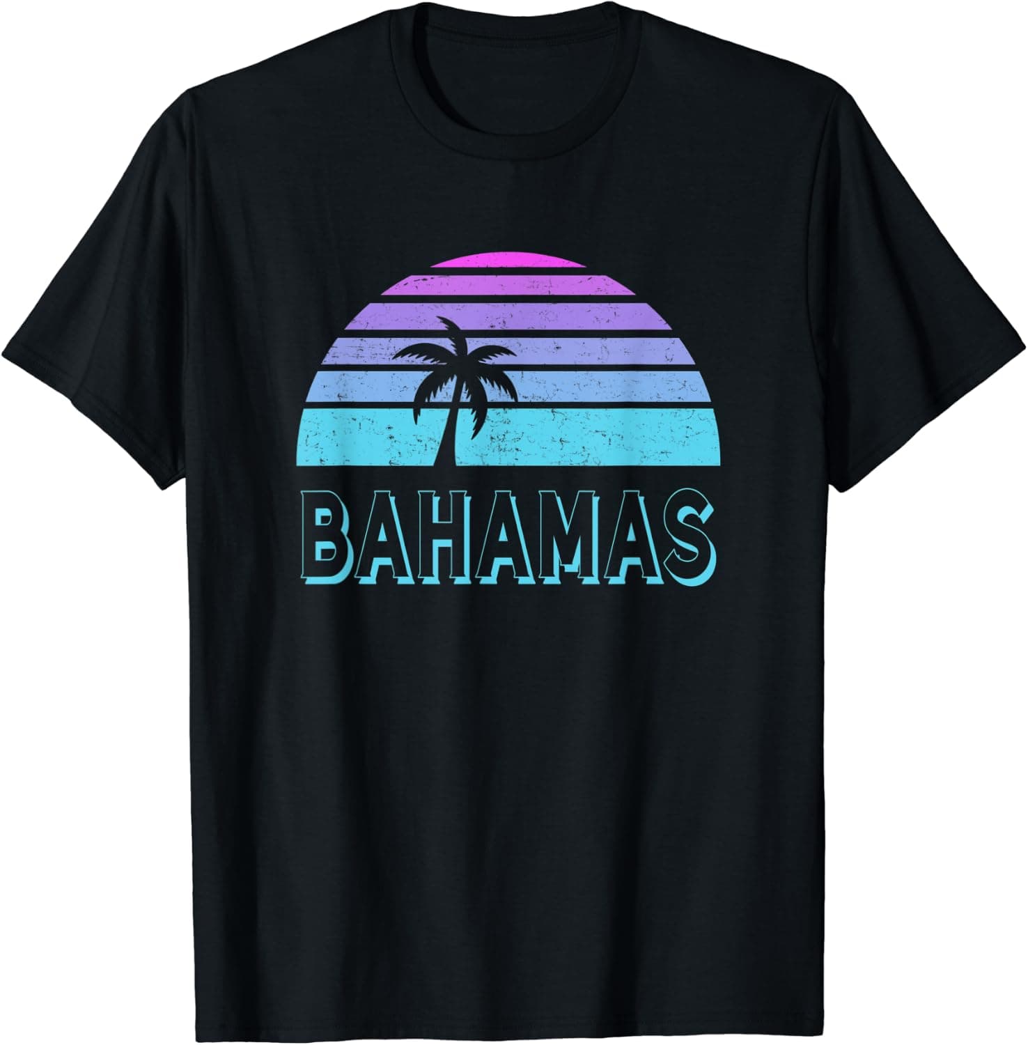 Bahamas Vintage Retro T-Shirt 70s Throwback Beach Tee
