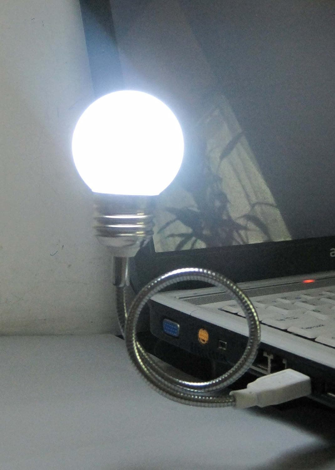 USB Flexible Bulb Lamp USB Ball Lamp Bright Idea for Home Decor