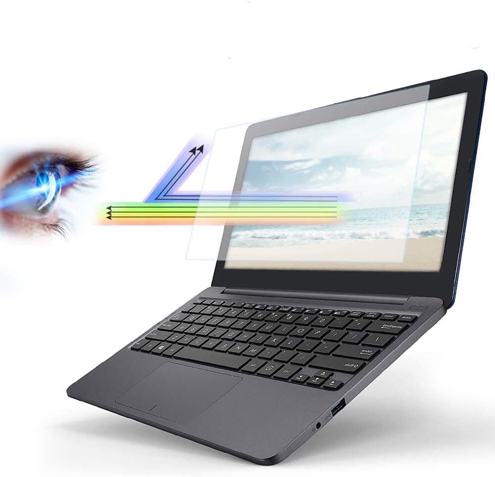AyaWico 2PC Pack Blue Light Blocking Laptop Screen Protector, Blue Light Filter for Notebook Computer Screen (11.6 inch)