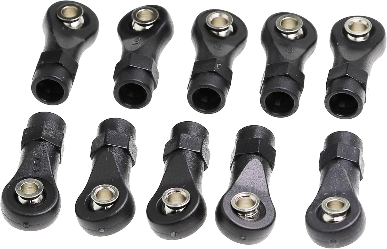 DKKY M4 Link Linkage Rod End Width Balls Joint Head Set for 1/10 TRX-4 Scx10 Trx4 Rc Crawler Car (C Section)