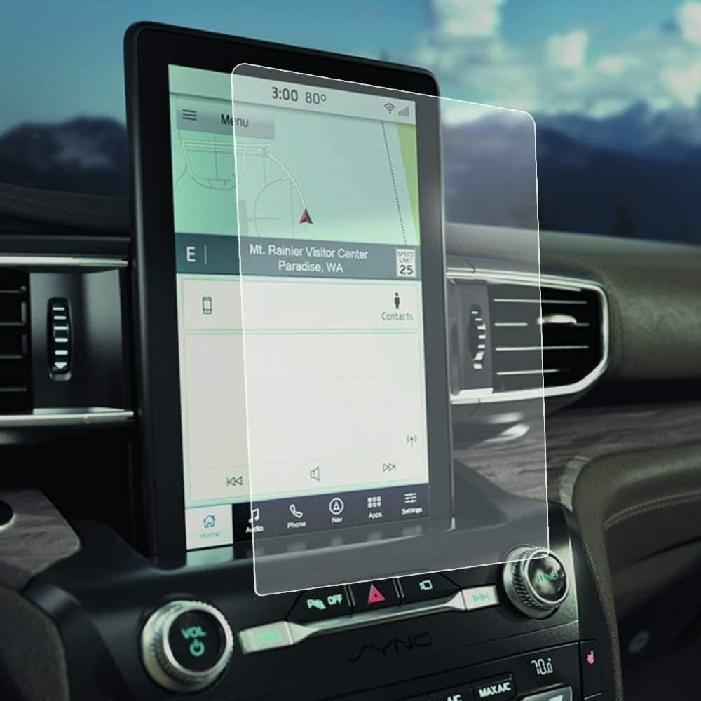 Screen Protector Compatible with 2020-2023 Ford Explorer 10.1” Touchscreen,HD Clear,Anti Scratch,Multimedia Display Accessories Compatible with Ford Explorer ST
