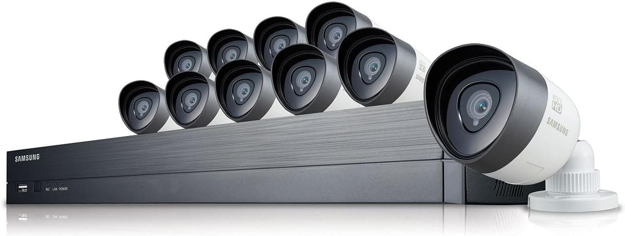 Samsung SDH-C75100 16 Channel 1080p HD 2TB Security System with 10 Cameras (Certified Refurbished)
