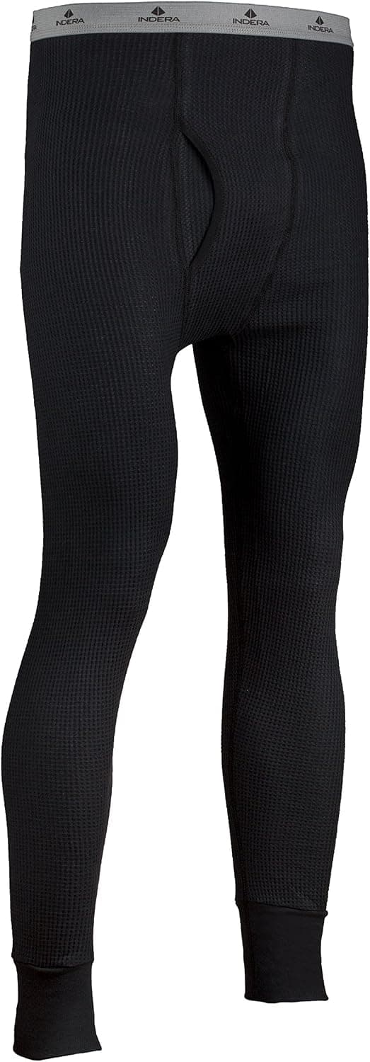 Indera Heavyweight Cotton Waffle Long Johns Thermal Underwear For Men