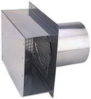 Z-Flex Z-Vent 4" Termination Box with 4" Sleeve Stainless Steel (2SVSRTF04)
