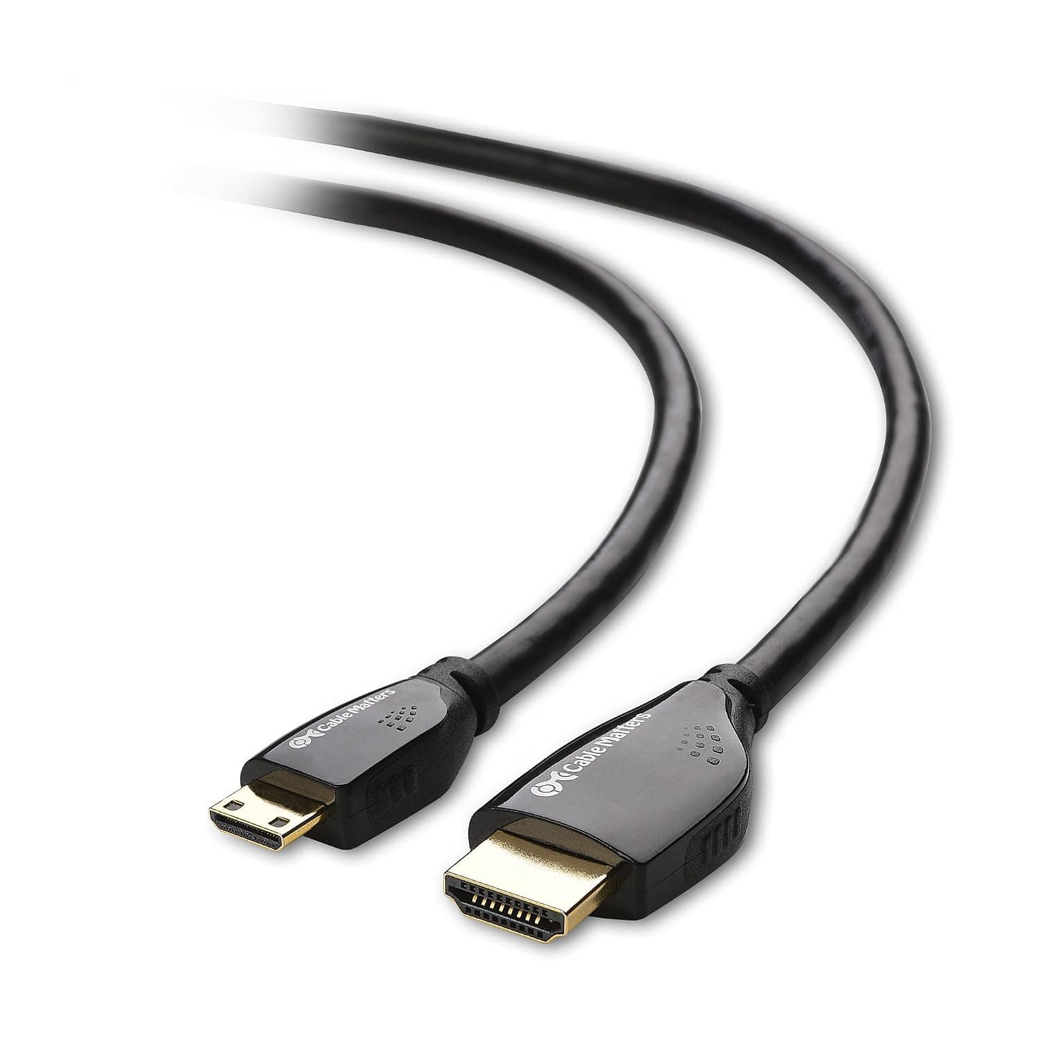 Cable Matters High Speed HDMI to Mini HDMI Cable 15 ft (Mini HDMI to HDMI) 4K Resolution Ready