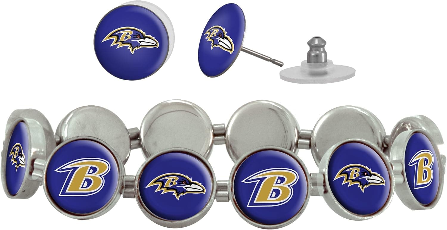 NFL Baltimore Ravens Jewelry Set