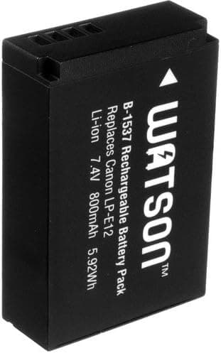 Watson LP-E12 Lithium-Ion Battery Pack (7.4V, 800mAh)