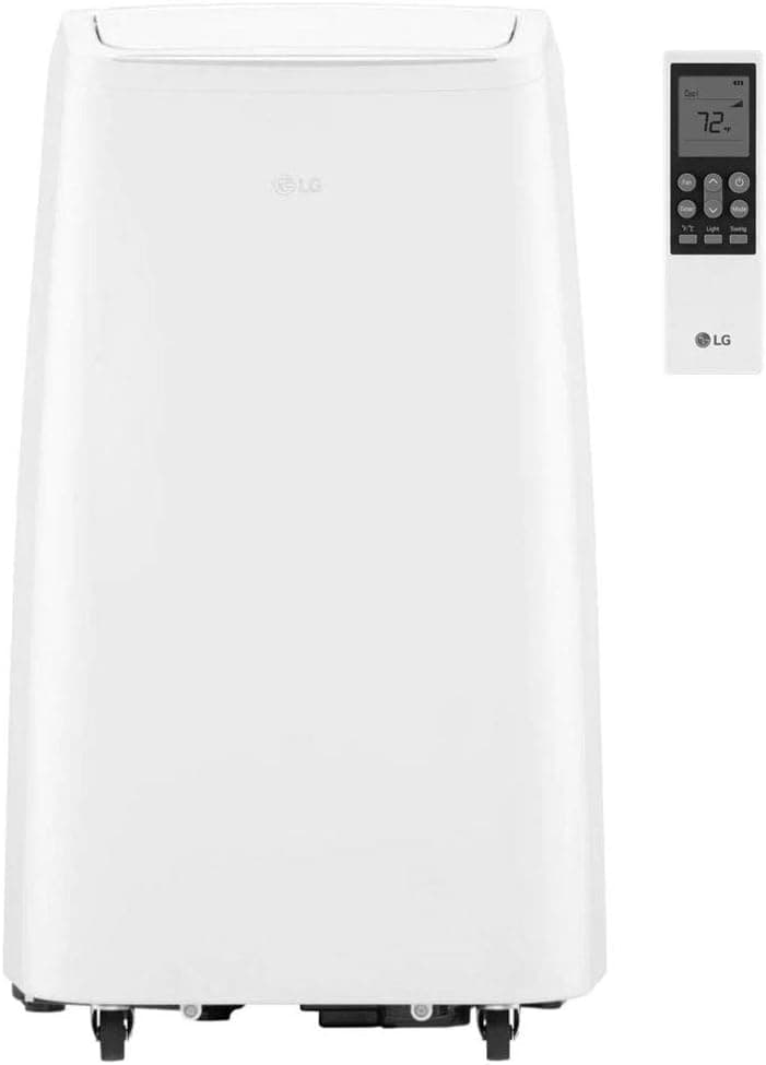 LG Portable 115V Air Conditioner, Rooms up to 200-Sq. Ft, White (Renewed)