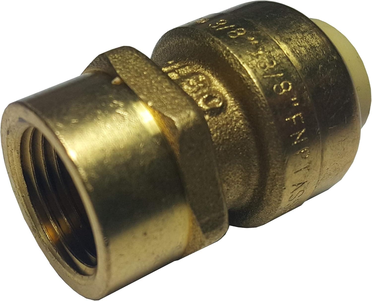1 PIECE XFITTING 3/8" PUSH FIT FEMALE NPT/FNPT ADAPTER