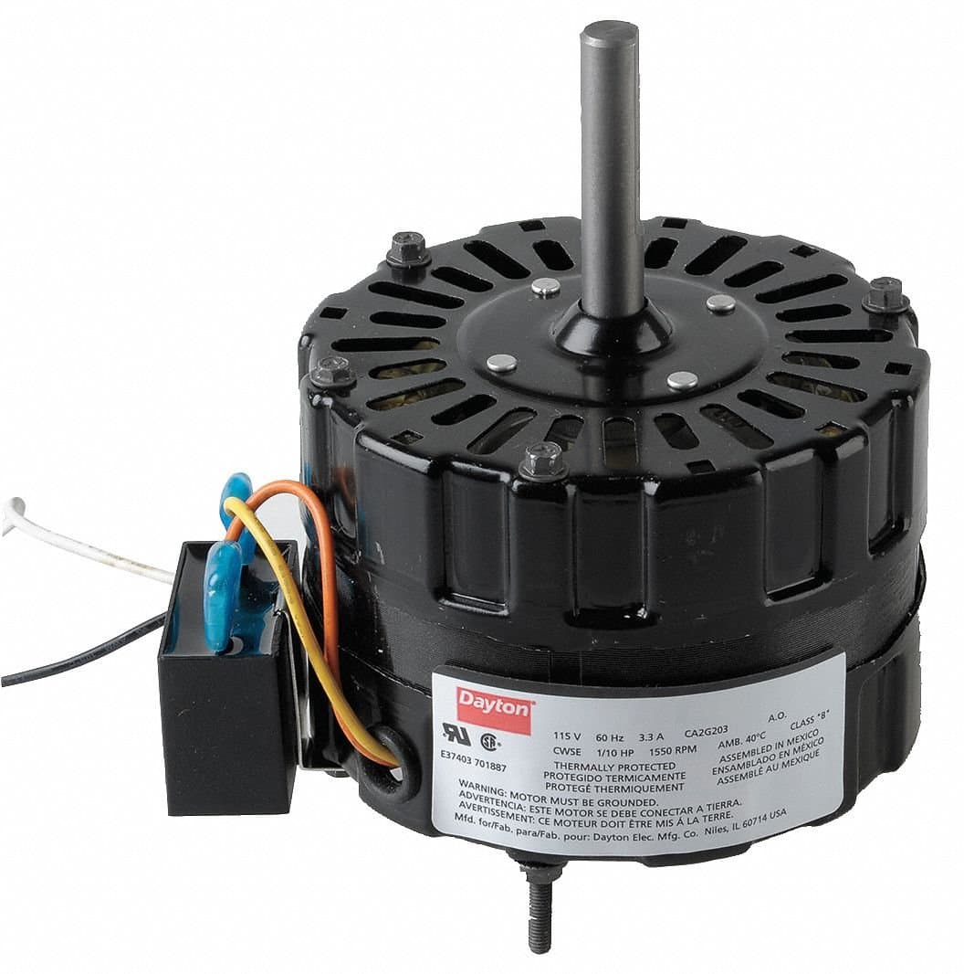 HVAC Motor, 1/4 HP, 1500 RPM, 120V