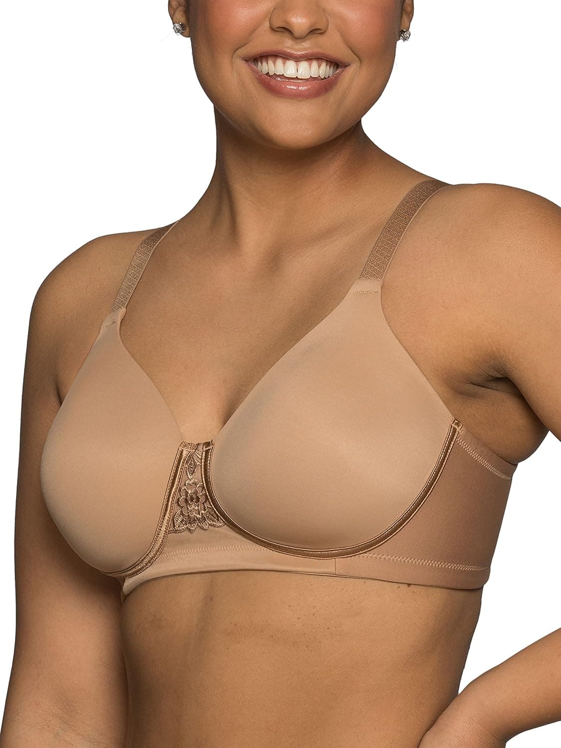 Vanity Fair Women's Full Figure Beauty Back Smoothing Bra (36C-42H)