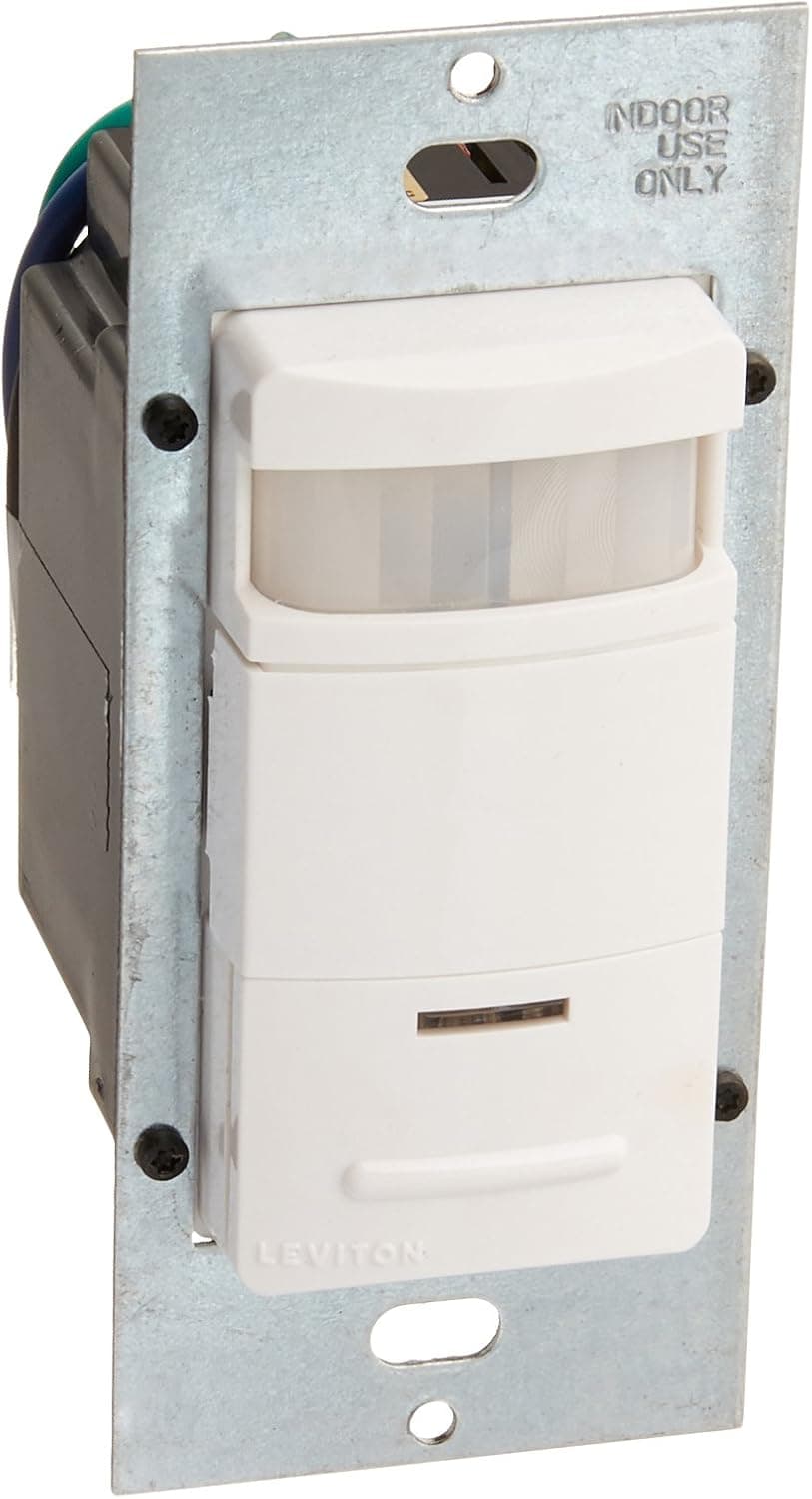 Leviton ODS10-IQW Decora Wall Switch Occupancy Sensor, White