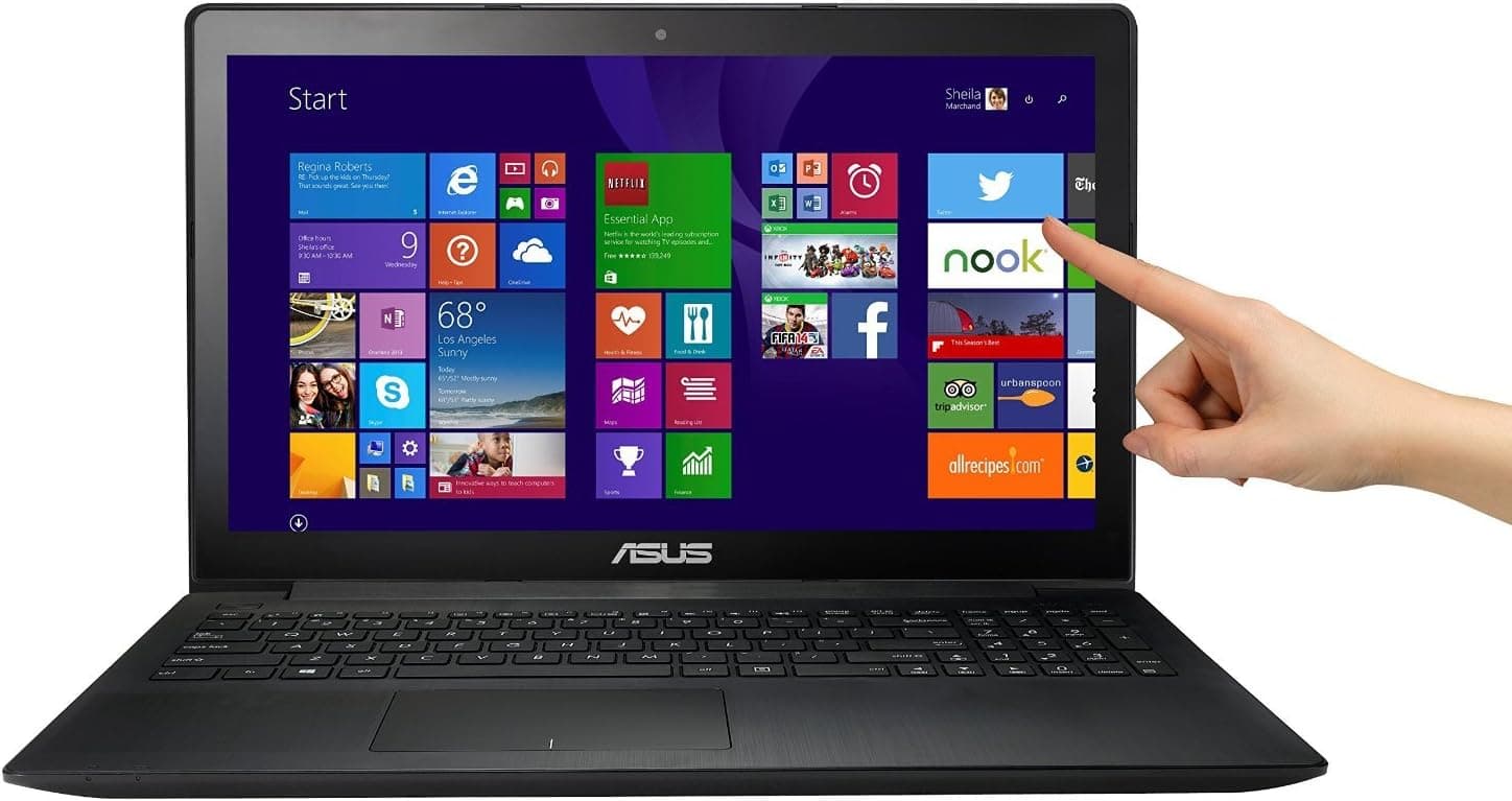 ASUS K553MA-DB01TQ 15.6-inch 500GB HD Intel Bay Trail-M N2930 Quad-Core N2930 1.83GHz Processor 4GB RAM Touchscreen Laptop (Certified Refurbished)