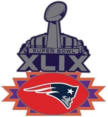 New England Patriots 2015 Super Bowl XLIX Pin