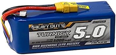 Turnigy Heavy Duty 5000mAh 6S 60C Lipo Pack w/XT-90