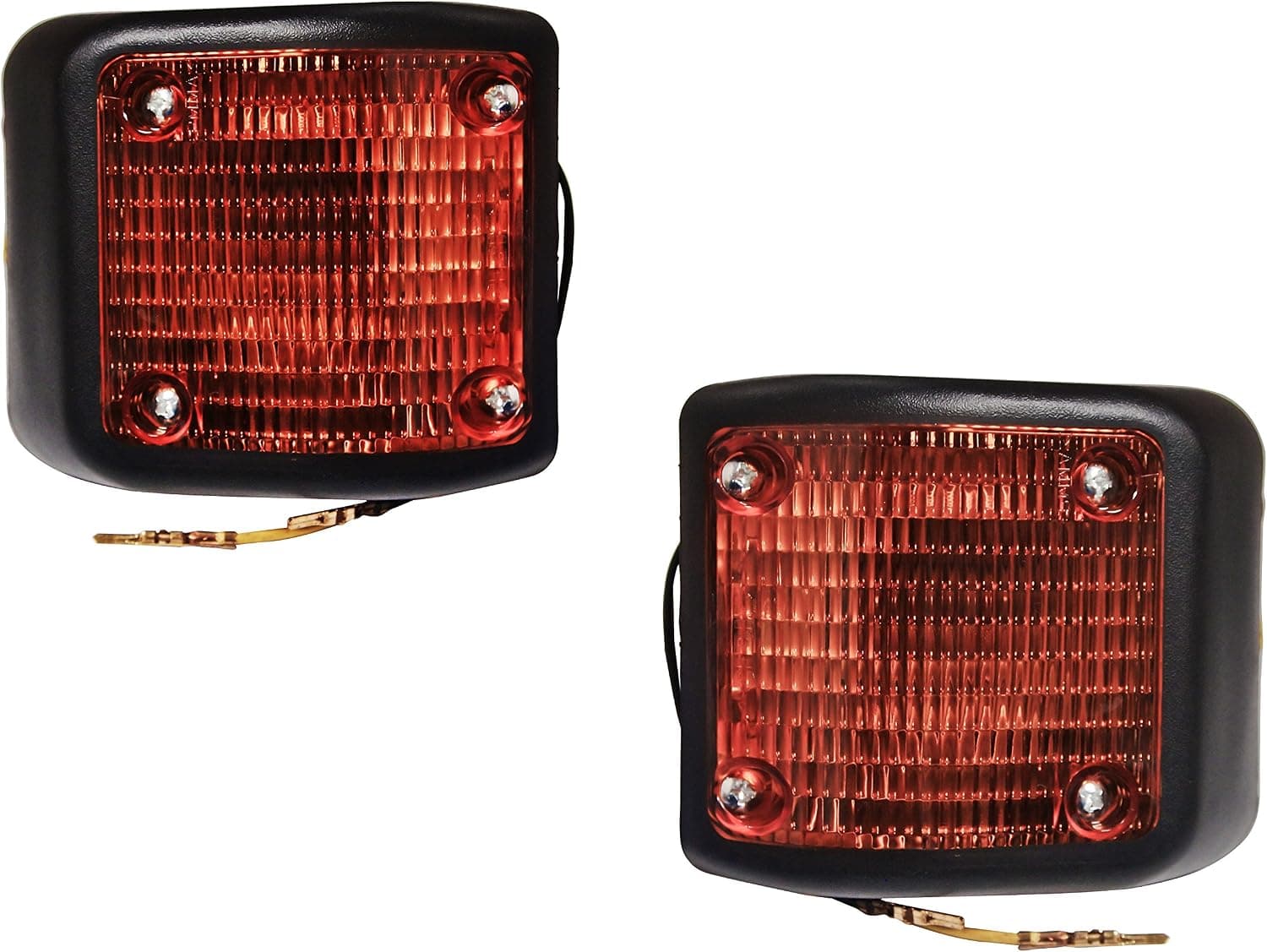 QSC Side Indicator Turn Signal Light Assembly Set LH RH Side compatible with Volvo VNL