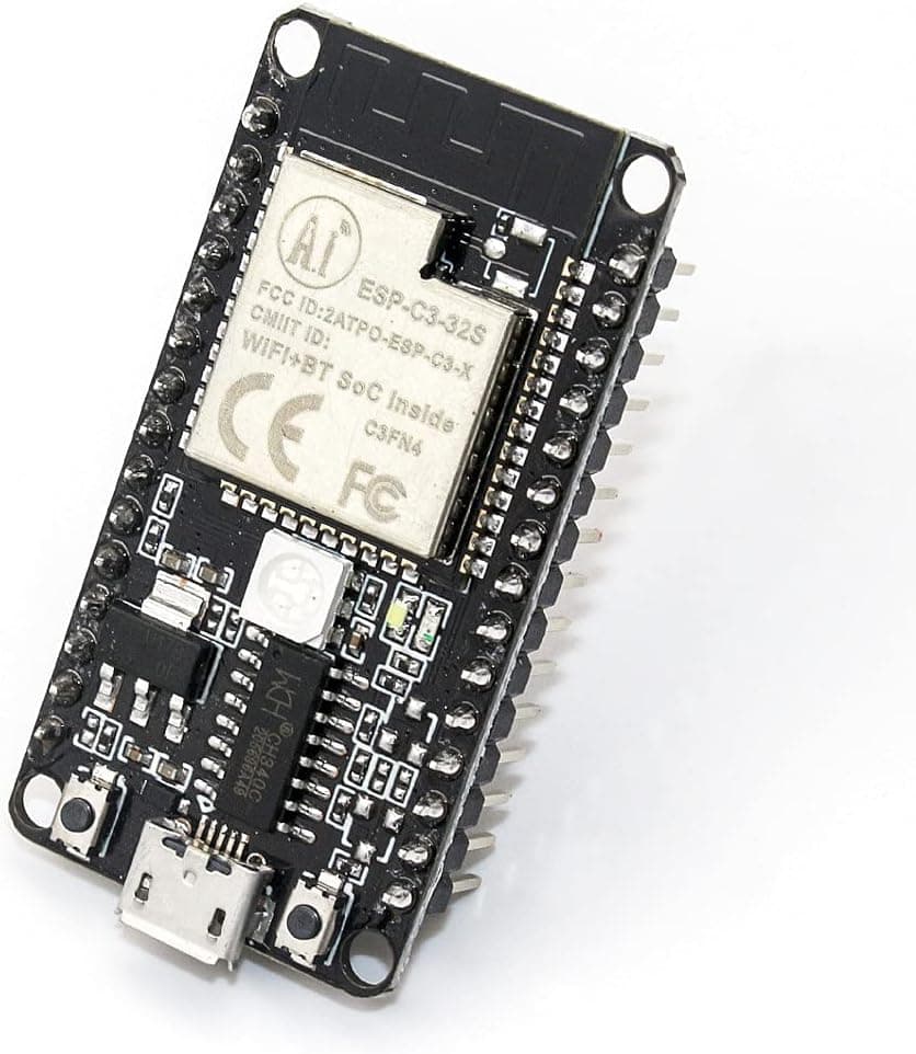 JacobsParts ESP-C3-32S ESP32-C3 RISC-V MCU 2.4GHz WiFi Bluetooth Development Board CH340