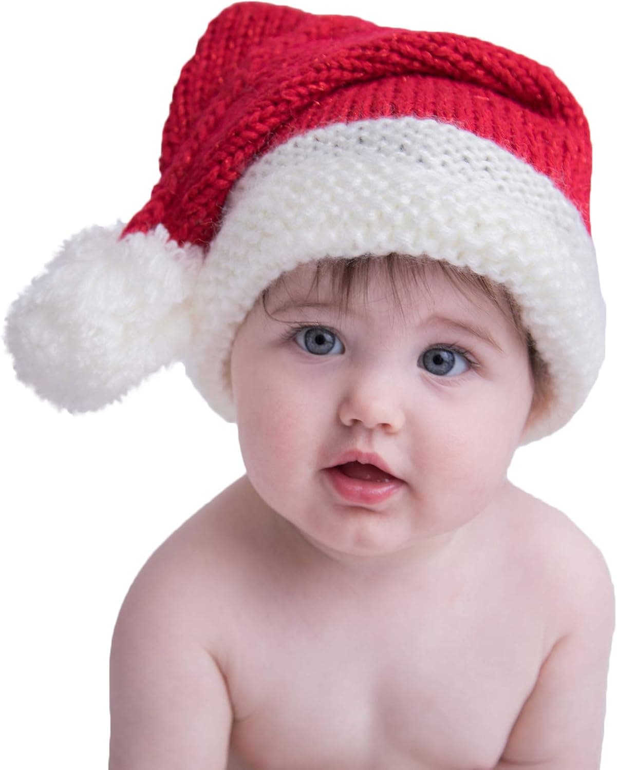 Huggalugs Baby Toddler & Adult Sparkle Santa Hat