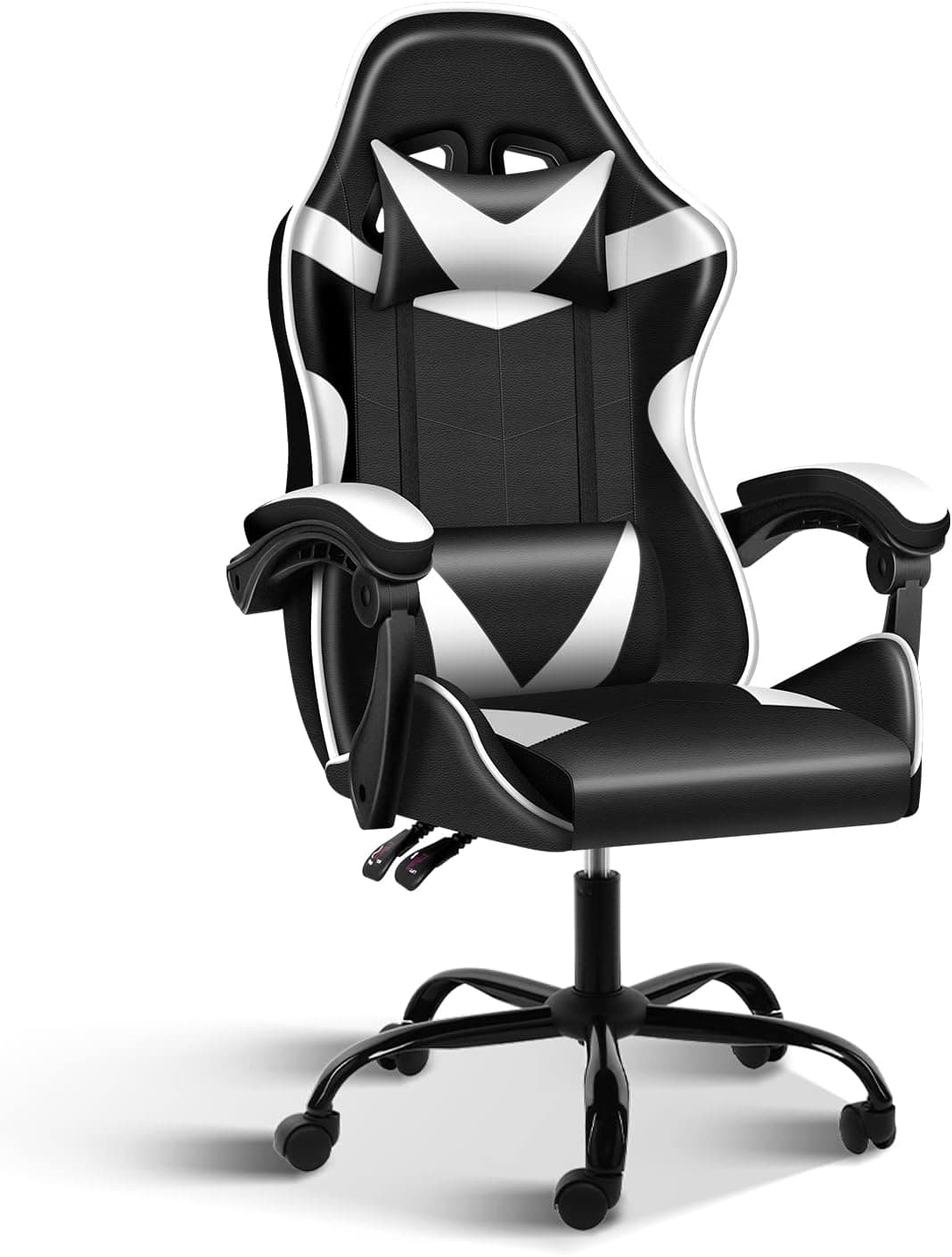 YSSOA Backrest and Seat Height Adjustable Swivel Recliner Racing Office Computer Ergonomic Video Game Chair