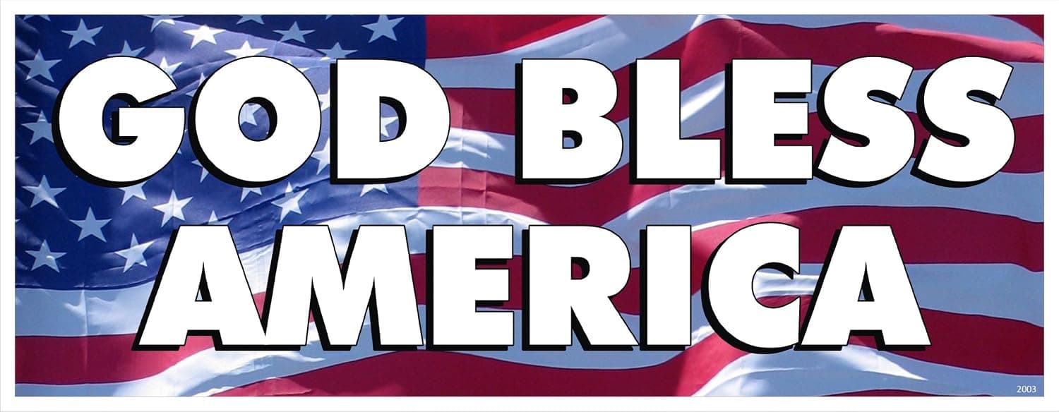 God Bless America Bumper Sticker