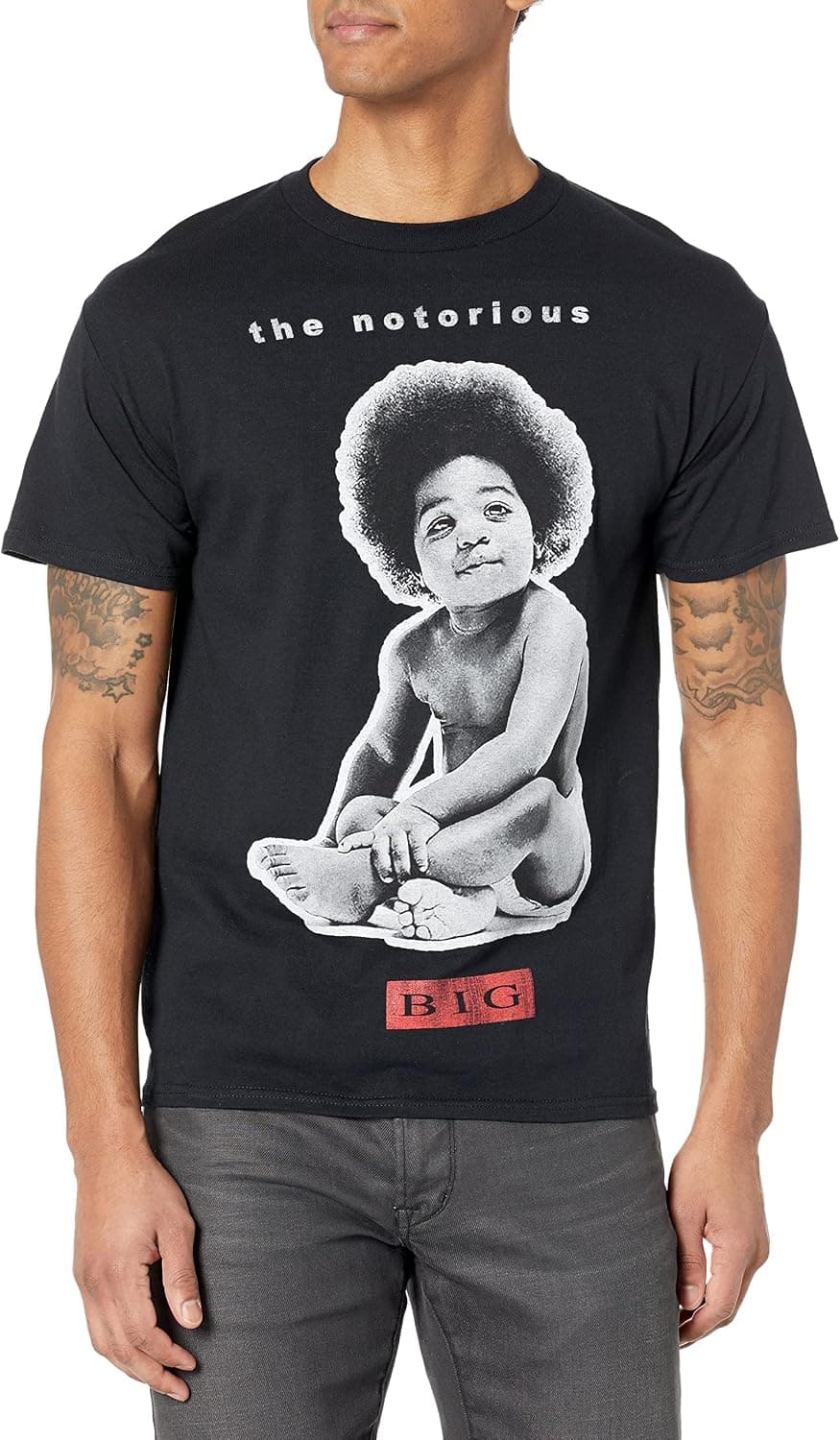 The Notorious B.I.G Men's Multi-Colored Crown T-Shirt