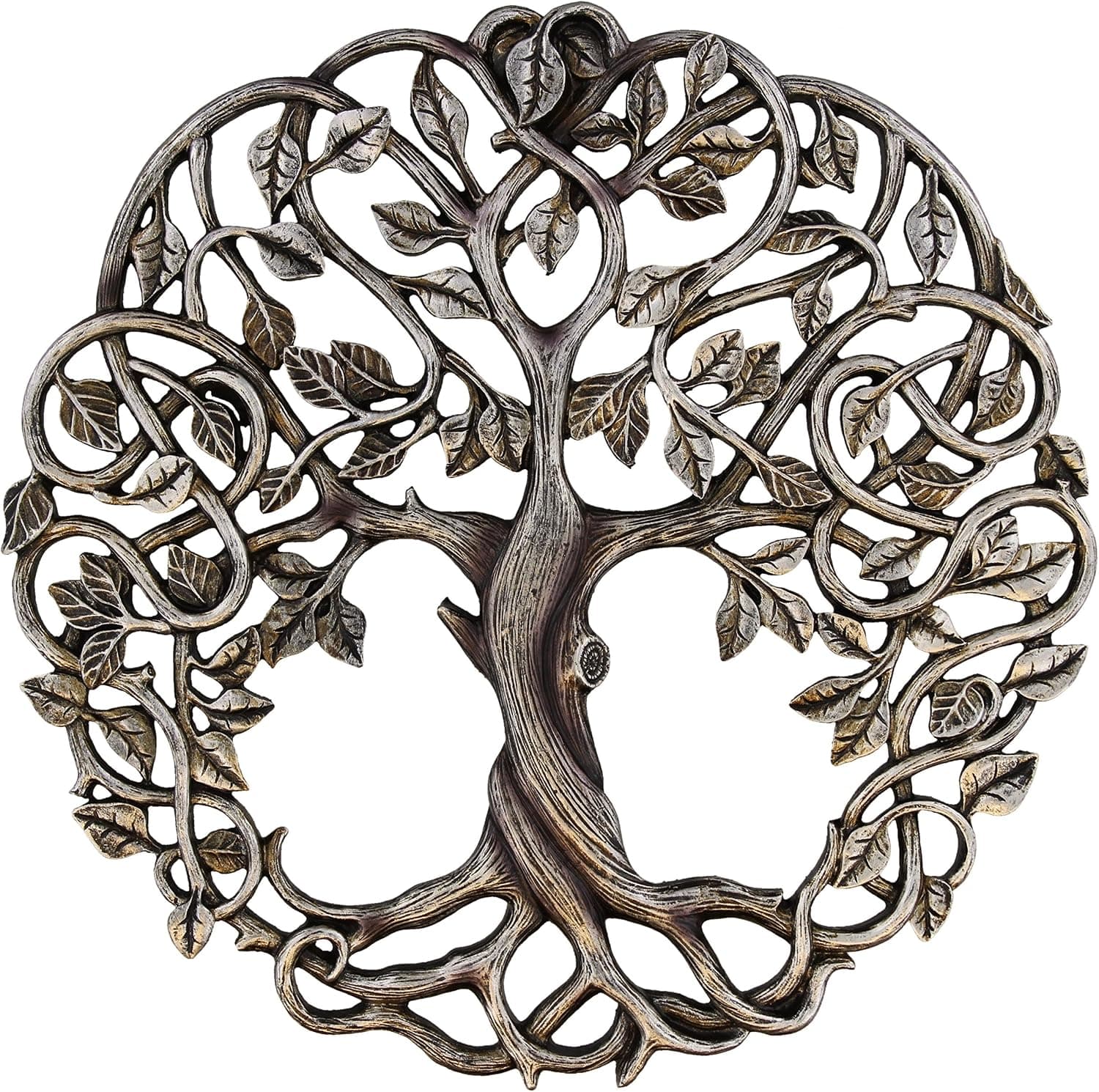 JIA LE Tree of Life Wall Plaque 11 5/8 Inches Decorative Celtic Garden Art Sculpture - Antique Silver Finish JIA LE Tree of Life Wall Plaque 11 5/8 Inches Decorative Celtic Garden Art Sculpture - Antique Silver Finish JIA LE Tree of Life Wall Plaque 11 5/8 Inches Decorative Celtic Garden Art Sculpture - Antique Silver Finish JIA LE Tree of Life Wall Plaque 11 5/8 Inches Decorative Celtic Garden Art Sculpture - Antique Silver Finish