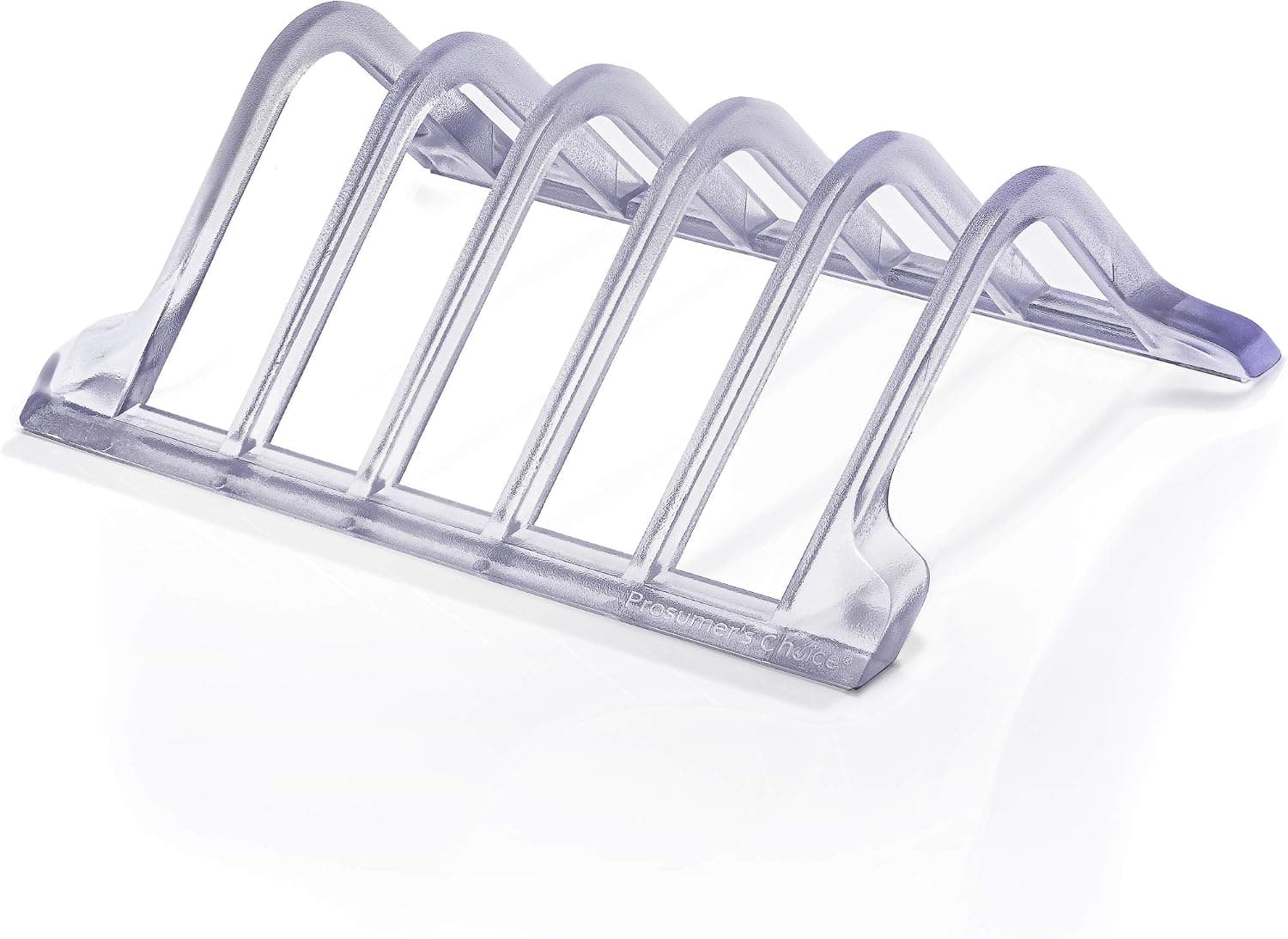 Prosumer's Choice Universal 5 Tablet and Smartphone Charging Organizer Rack Desktop Stand Holder | for Home or Office Supplies | Tablet Divider Stand - Clear