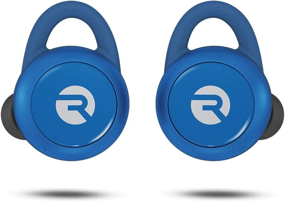 Raycon E100 True Wireless Earbuds Waterproof Earbuds with Microphone Bluetooth 5.0 in-Ear 25 Hours Playtime ipx7 Waterproof and Charging case Blue