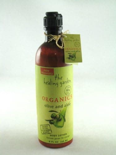 The Healing Garden Organics Body Lotion Olive and Aloe 8 oz.
