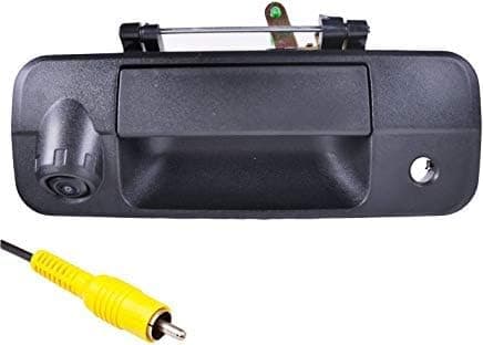 Omotor Fit for Toyota Tundra 2007 2008 2009 2010 2011 2012 2013 Black Tailgate Backup Reverse Handle with Camera