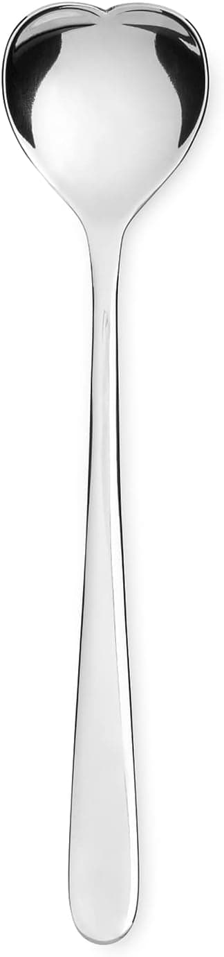 Alessi, Set 4 Biglove Ice Cream Spoons, Set Of 4, One size, Silver
