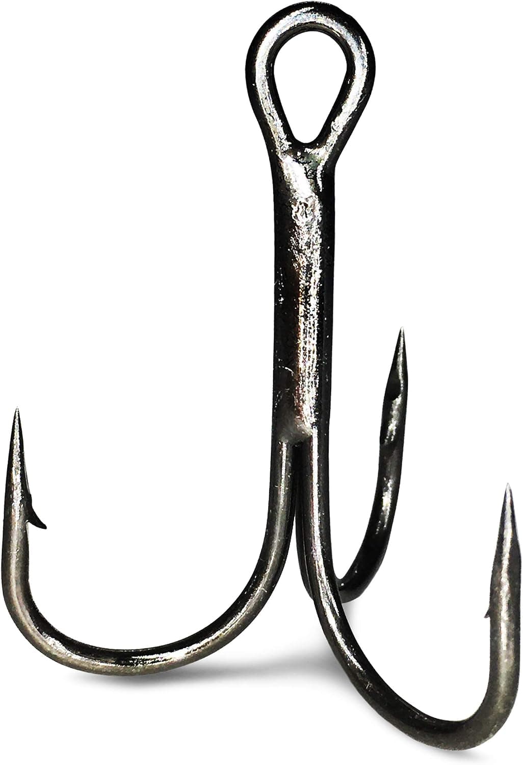 YOTO 30 Pack Treble Hooks, High Carbon Steel Strong Sharp Round Bend Fish Hooks for Freshwater Saltwater, Size #1-3/0