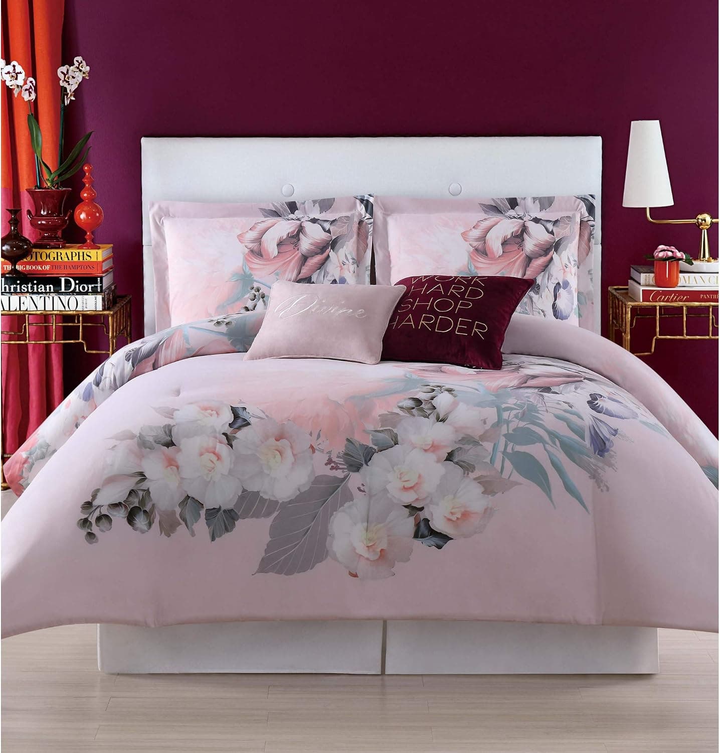 Christian Siriano Dreamy Floral King Duvet Cover Set