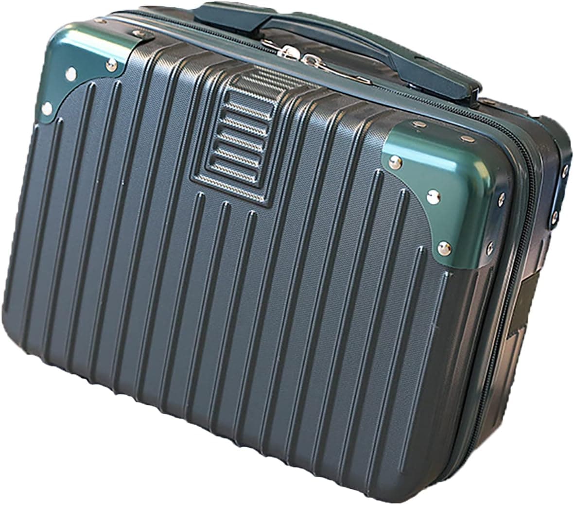 Yoanlayr Hard Shell Cosmetic Case Travel Hand Luggage Small Portable Carrying Suitcase Makeup Case for Women