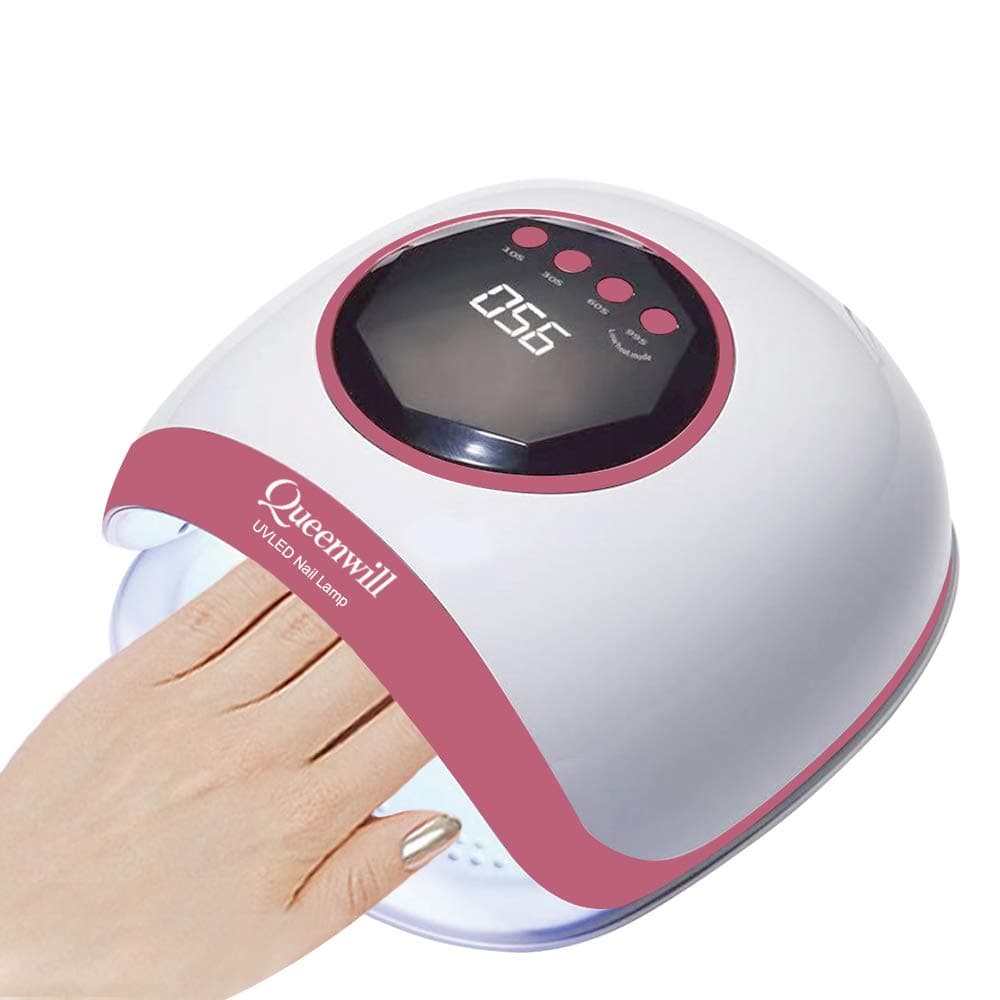 LED UV Nail Lamp for Gel,Professional Nail Dryer Light Smart Auto-sensing with 4 Timer Setting 10/30/60/99S