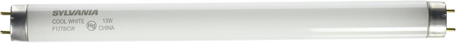 Sylvania 21766 - F13T8/CW Straight T8 Fluorescent Tube Light Bulb