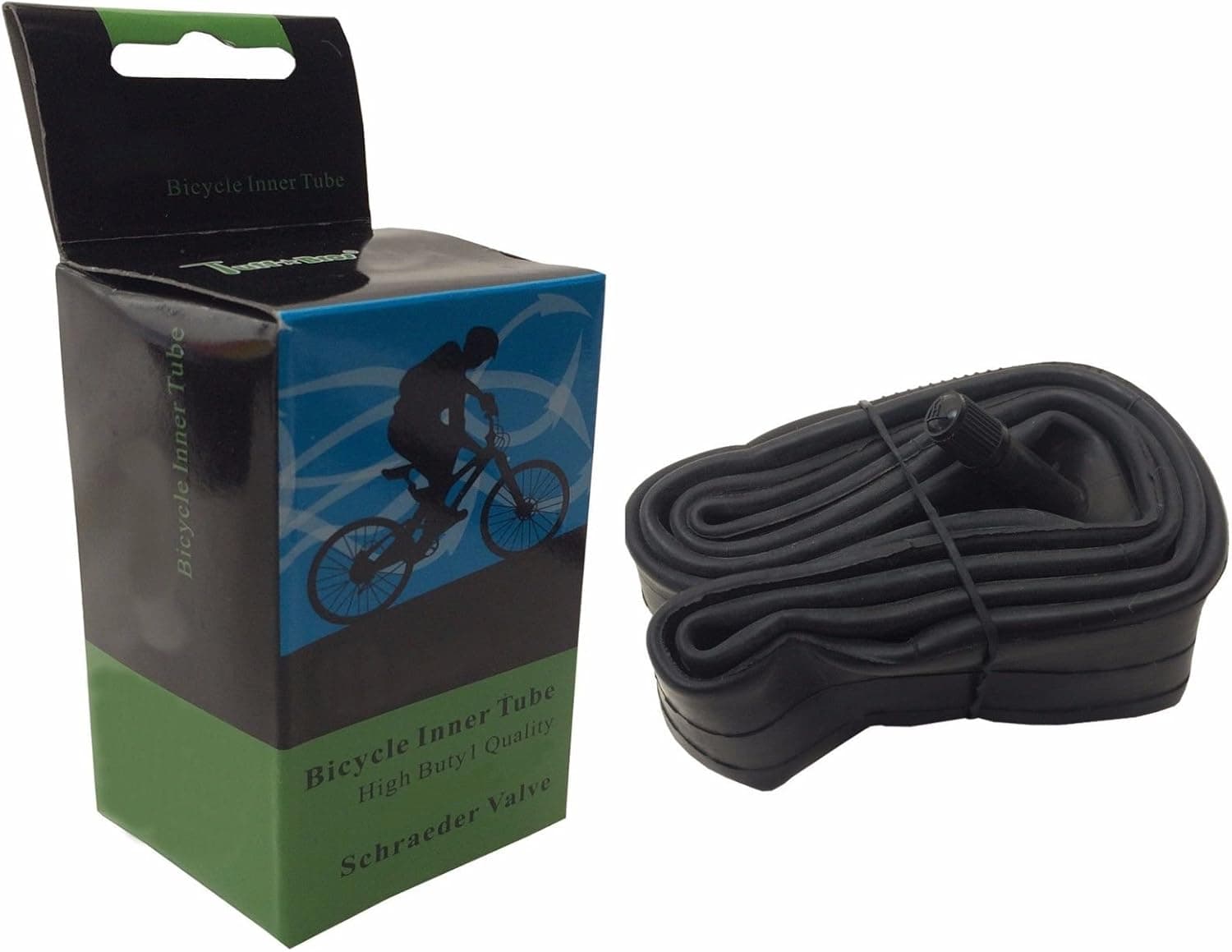 Heavy Duty Schrader Bicycle Inner Tubes Cycling Valve Bike Tube Cruiser