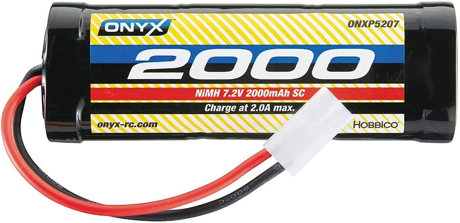 Onyx 7.2V 2000mAh 6-Cell Sub-C Stick NiMH Battery Tamiya Connector ONXP5209