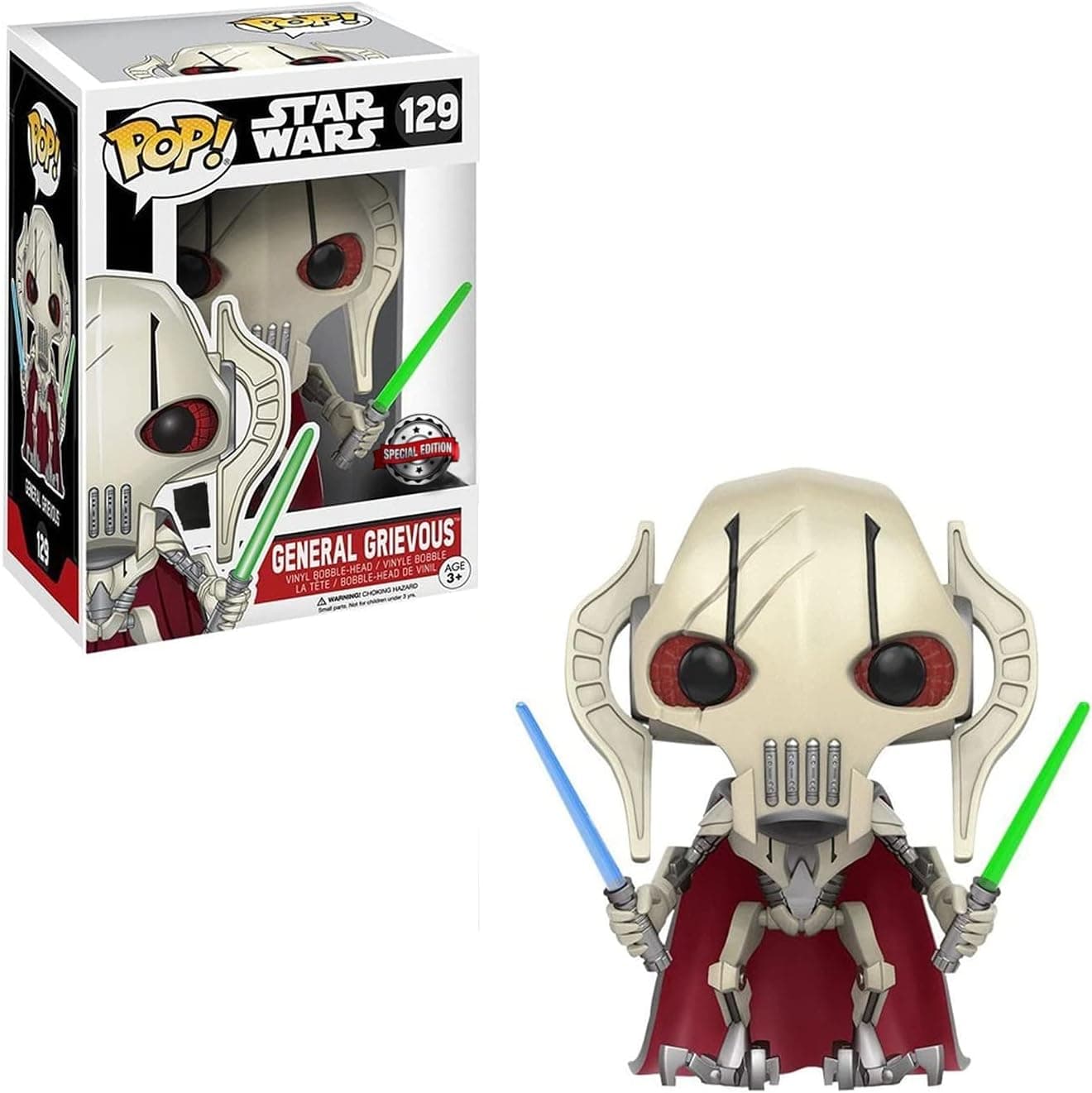POP! Funko Star Wars General Grievous Vinyl #129 Exclusive