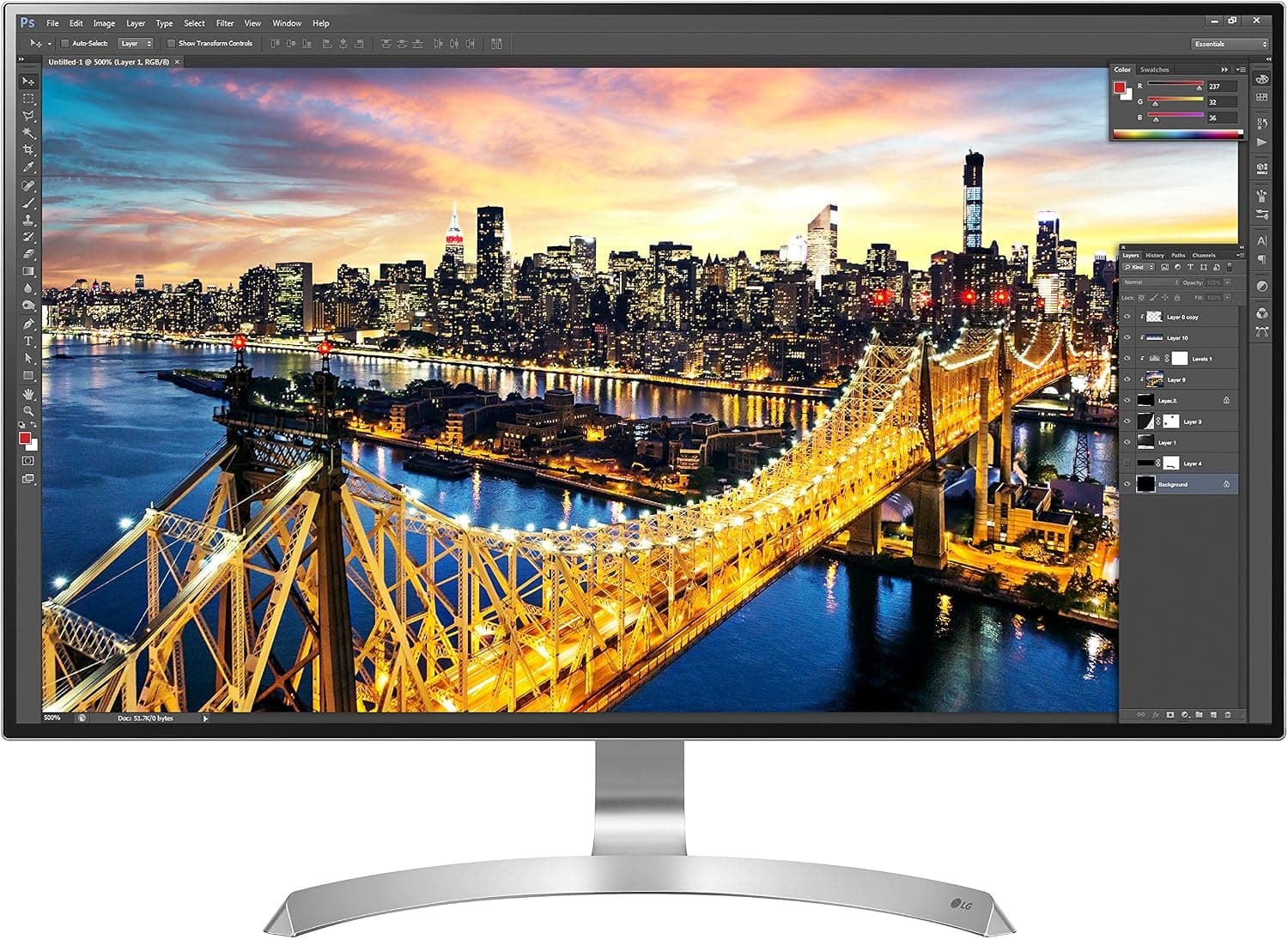 LG 31.5" LED LCD Monitor - 16:9 5ms Model 32UD89-W