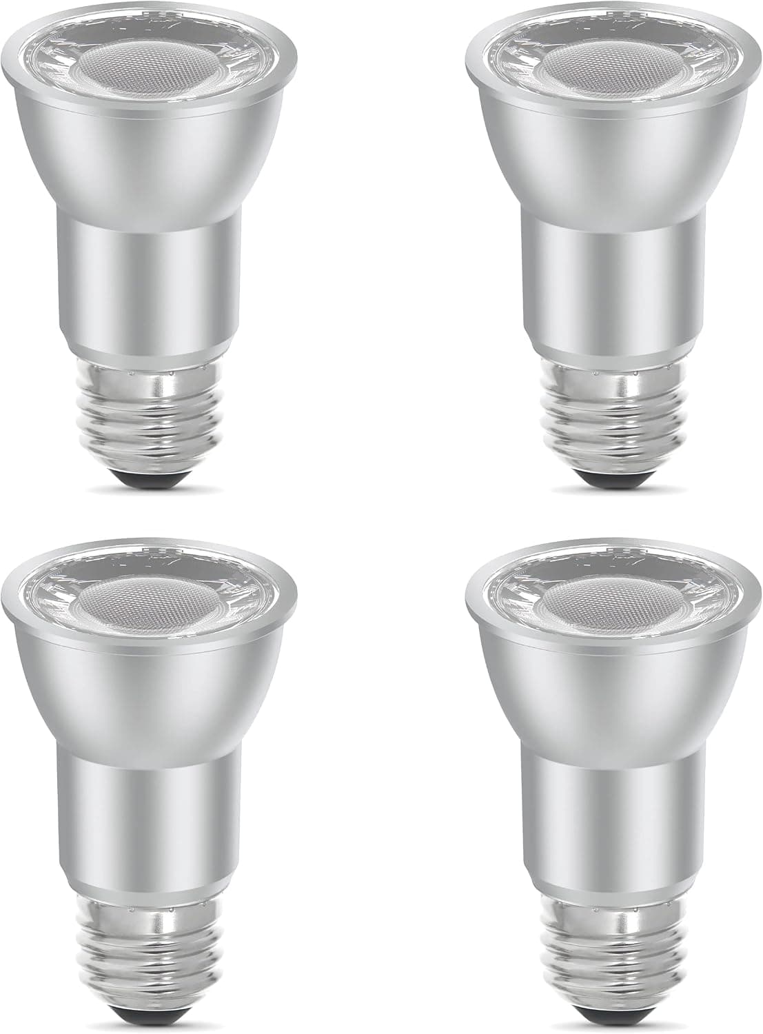 Feit Electric PAR16 LED Bulbs, 45W Equivalent, Dimmable Spotlight Bulbs, 3000k Bright White, 375 Lumens, 22 Year Lifetime, E26 Base, 50W Halogen Bulb Replacement, 4 Pack, BPPAR16DM/930CA/4