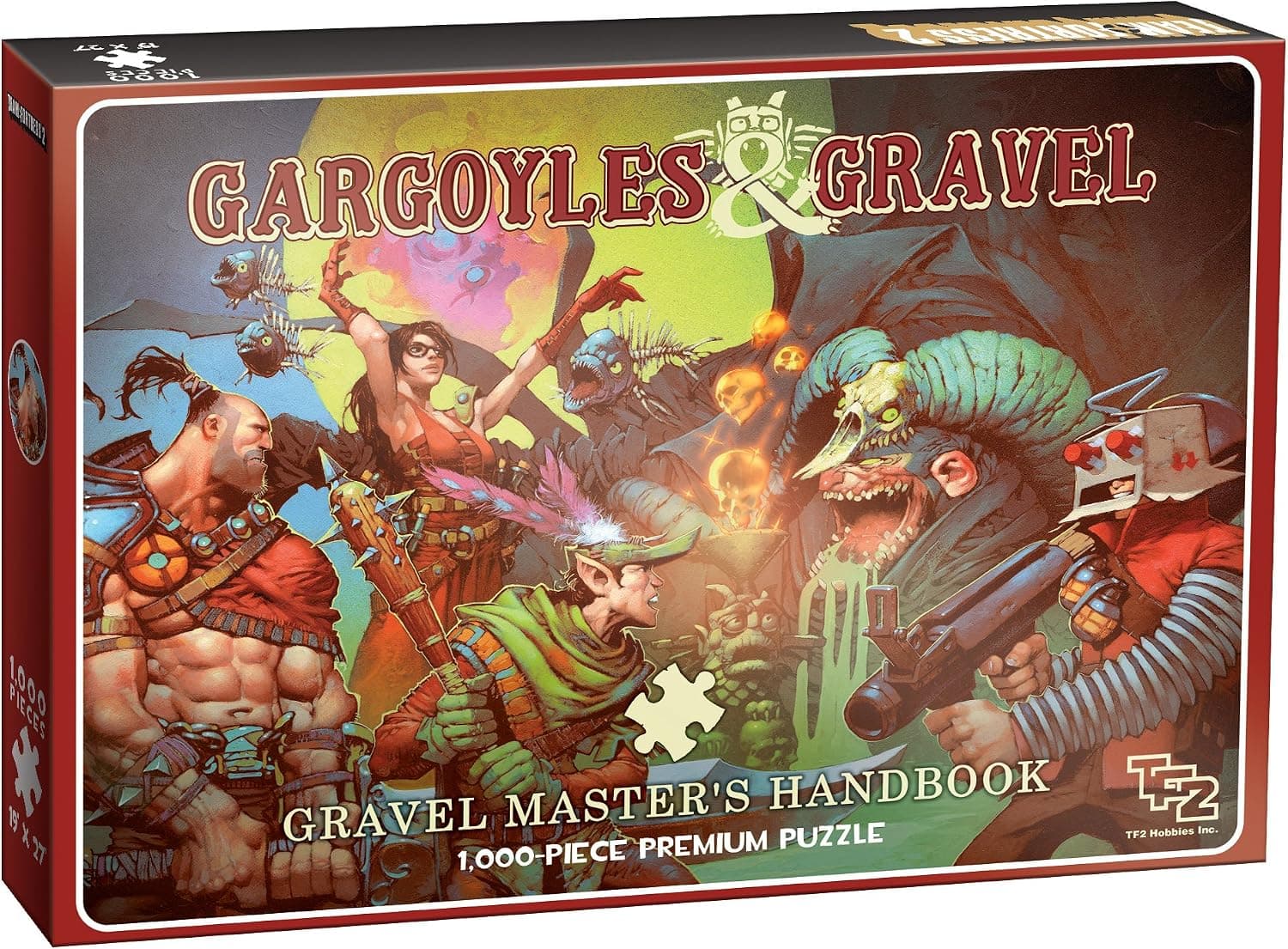 USAOPOLY PZ120-521 Team Fortress 2 Gargoyles and Gravel Jigsaw Puzzle, Multicolor