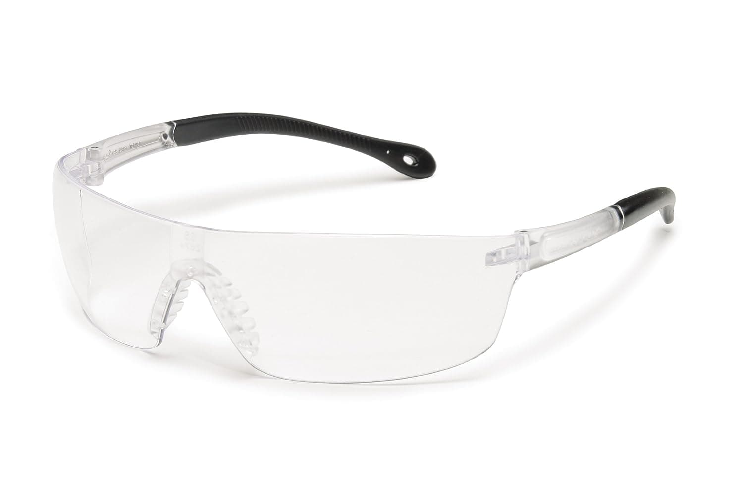 Gateway Safety 4479 StarLite Squared Ultra-Light Safety Glasses, Clear Anti-Fog Lens, Clear Temple (Pack of 10)
