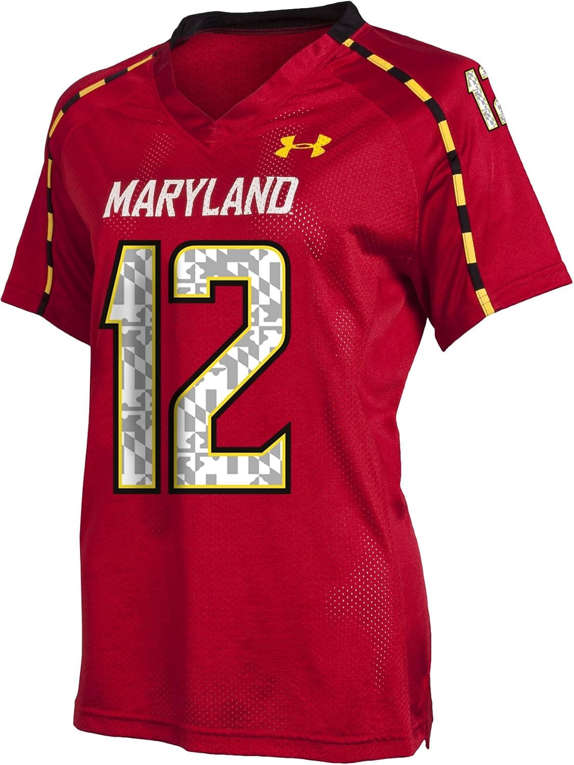 NCAA Women's Maryland Terrapins #12 College Football Replica Jerseys