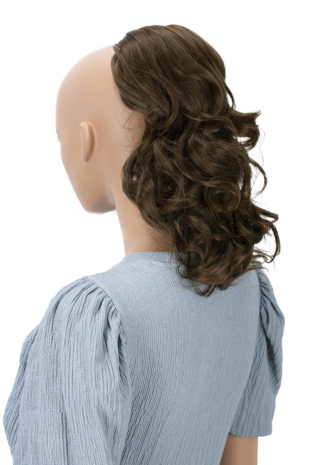CAISHA by PRETTYSHOP 12" Hair Piece Braid Ponytail Extension Voluminous Wavy Brown PH204