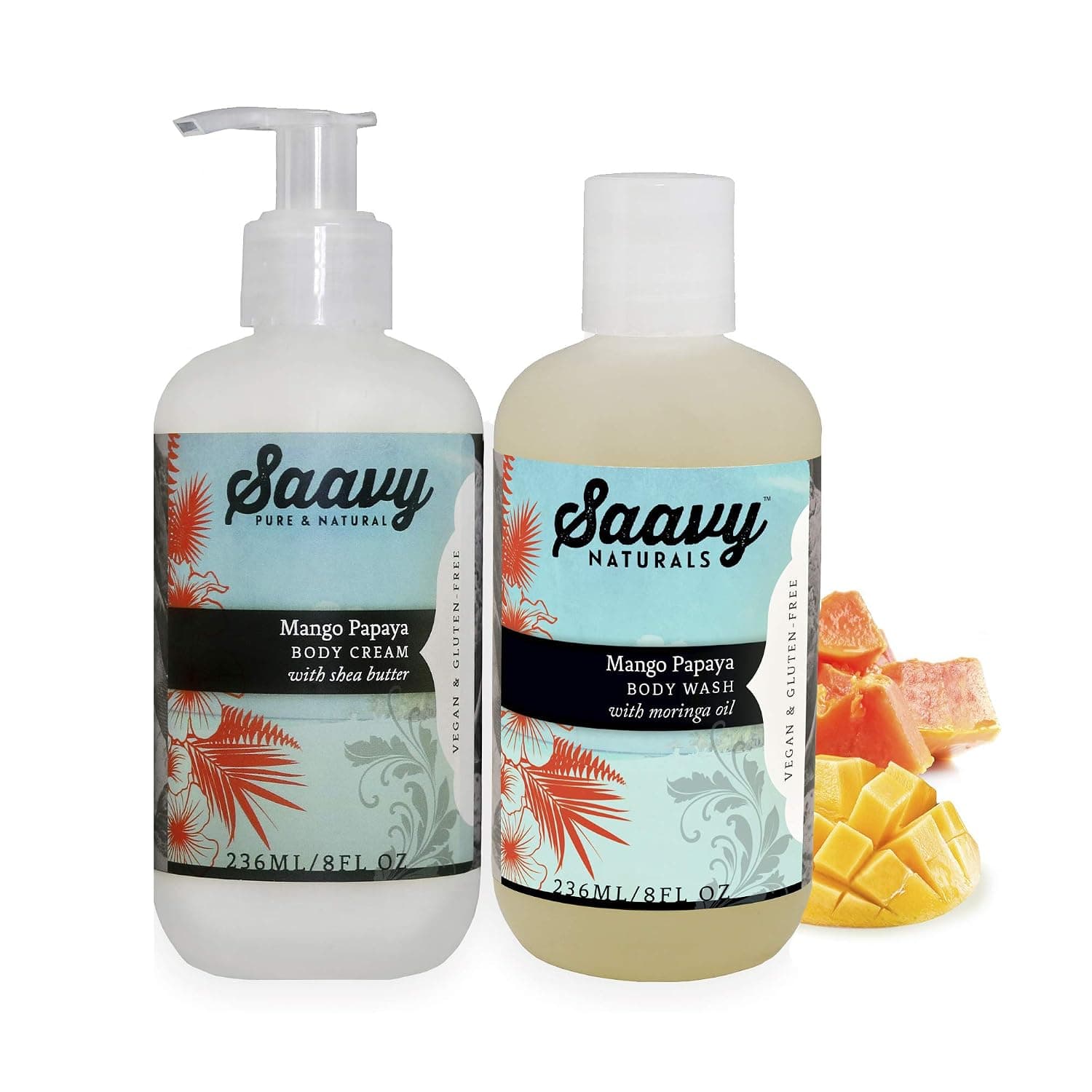 Mango Papaya Healthy Skin Kit - Body Wash/Body Cream