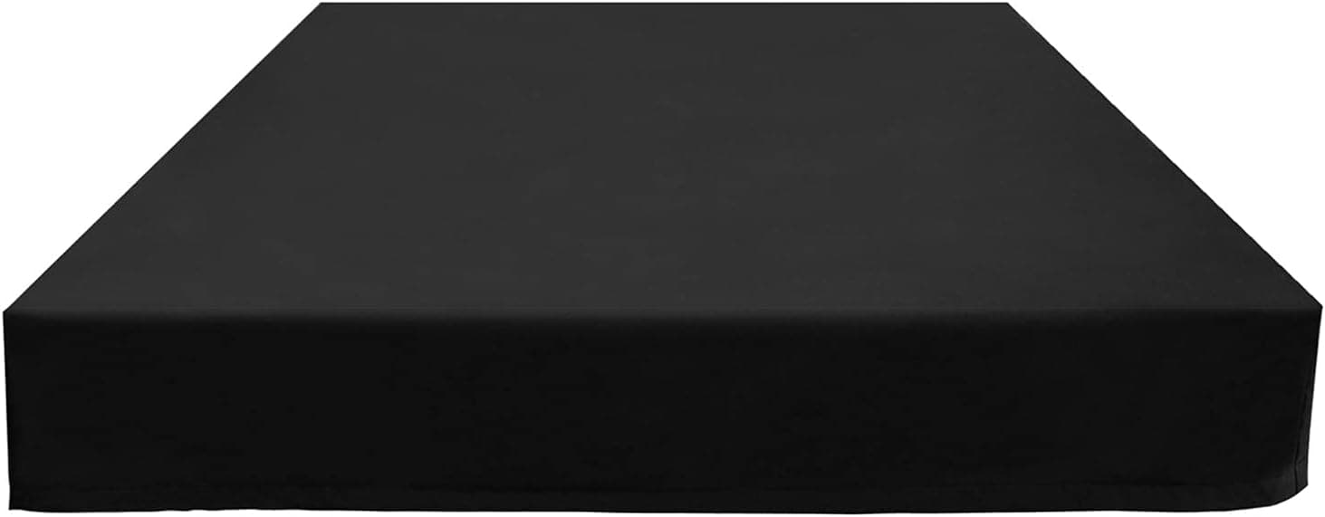 Sandbox Cover w/Drawstring, Sandpit Pool Cover, Square Waterproof Dustproof Protection Beach Sandbox Canopy for Kids Toy Protection(Black,59" x 59")